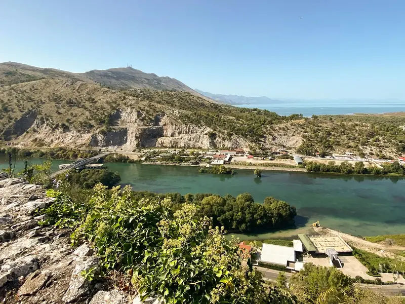 Lake Shkodër seen from Rozafa Castle